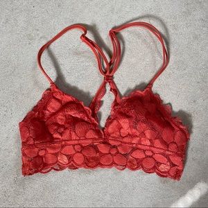 Aerie Burnt Orange Bralette XS